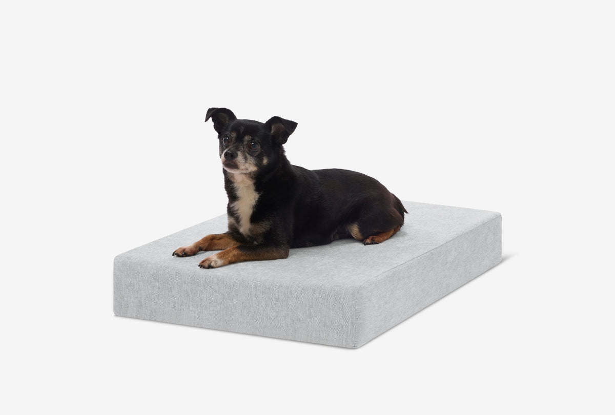 Orthopedic Dog Crate Bed Small - 27" X 18.2" X 4" / Stormcloud Linen