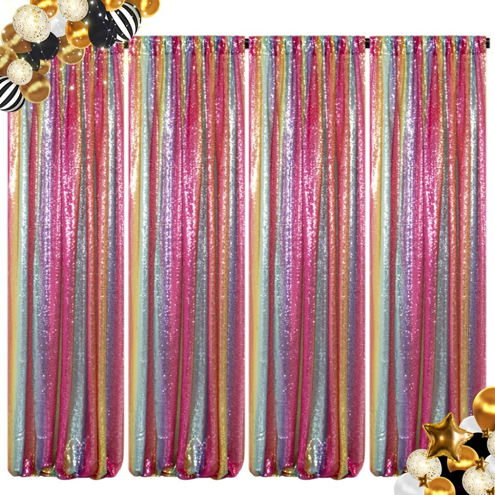 Sequin Backdrop Curtains 2FTx8FT Glitter Photography Background Panels for Party Wedding Birthday for an Everyday Personal Care Routine