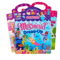 Reusable Sticker Books for Toddlers Girls 3 Pack, 3D Foam Sticker Activity Books Mermaid Princess Fashion Themes