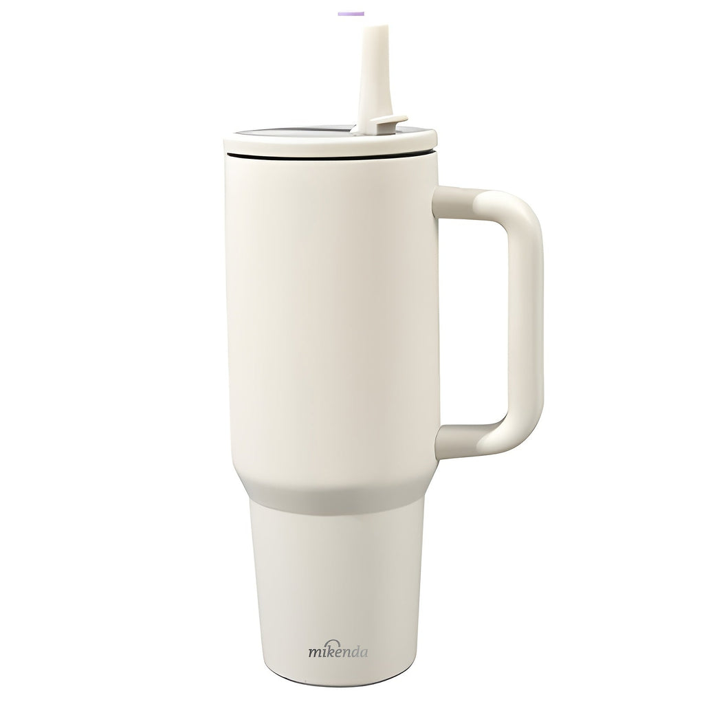 Insulated Tumbler, 40oz Stainless Steel Travel Cup with Lid, Foldable Straw and Six Color Options