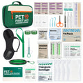 Pet First Aid Kit for Dogs & Cats – 50-Piece Emergency Supplies with Bandages, Gauze, Scissors & Disposable Booties