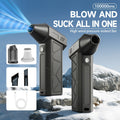 Handheld Electric Air Blower & Dust Collector with Digital Display - Wireless High-Speed Turbine Fan