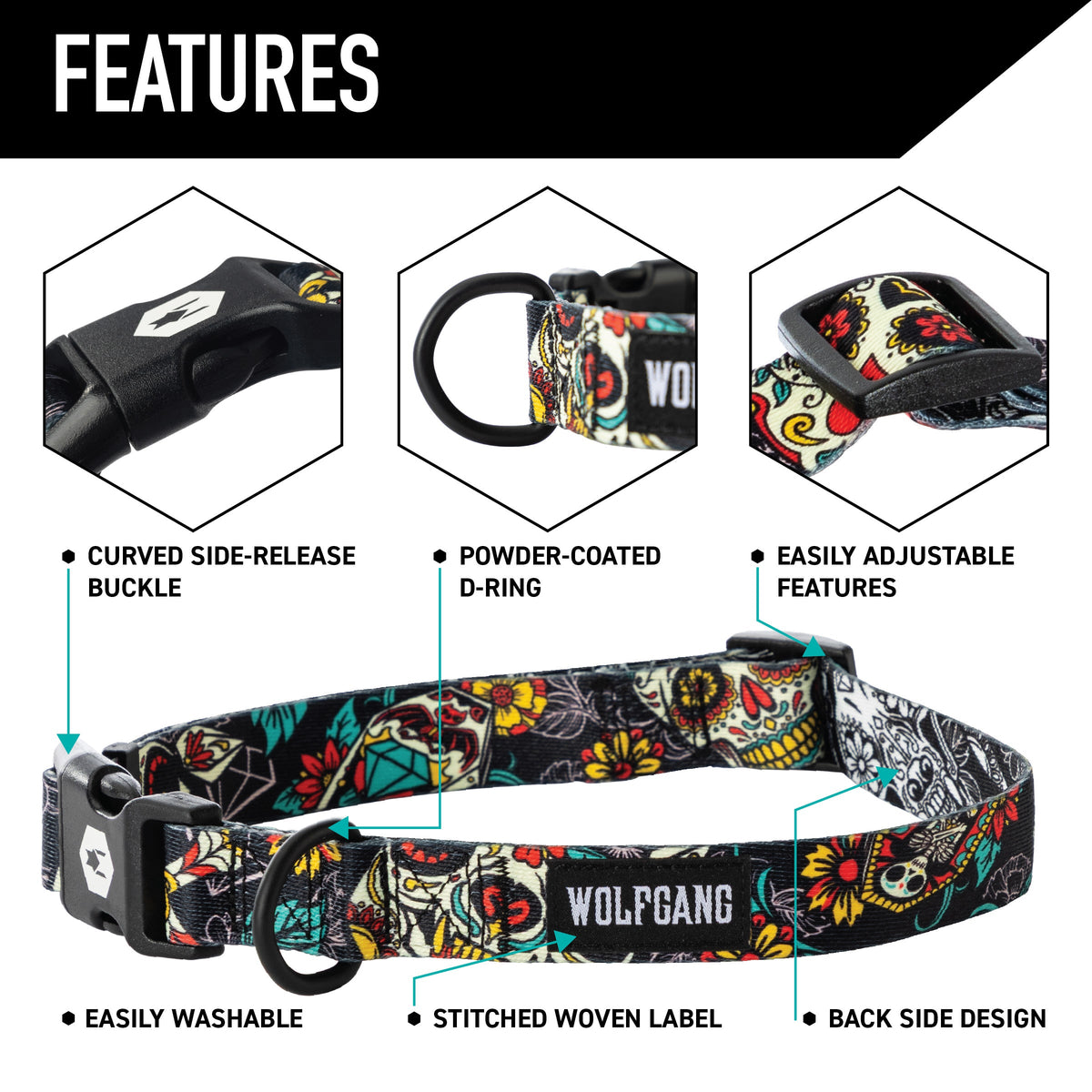 LosMuertos Dog Collar - Wolfgang