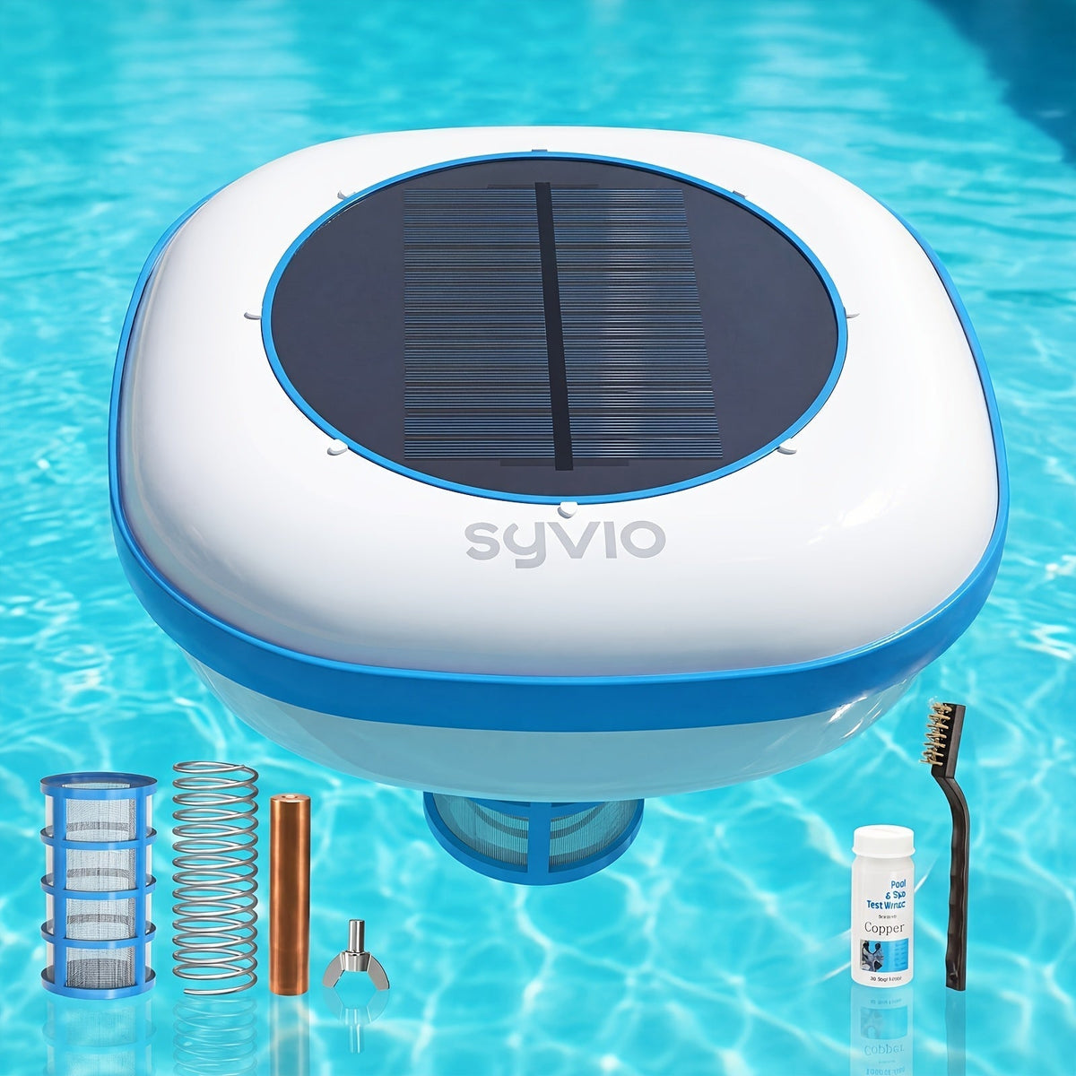 Solar Pool Ionizer for Garden, Patio and Yard Use, with the Listed Configuration, for Everyday Use and Organized Storage