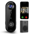 Video Doorbell 1080p Wireless Camera with 166-Degree View, Night Vision, Two-Way Audio and Indoor Chime