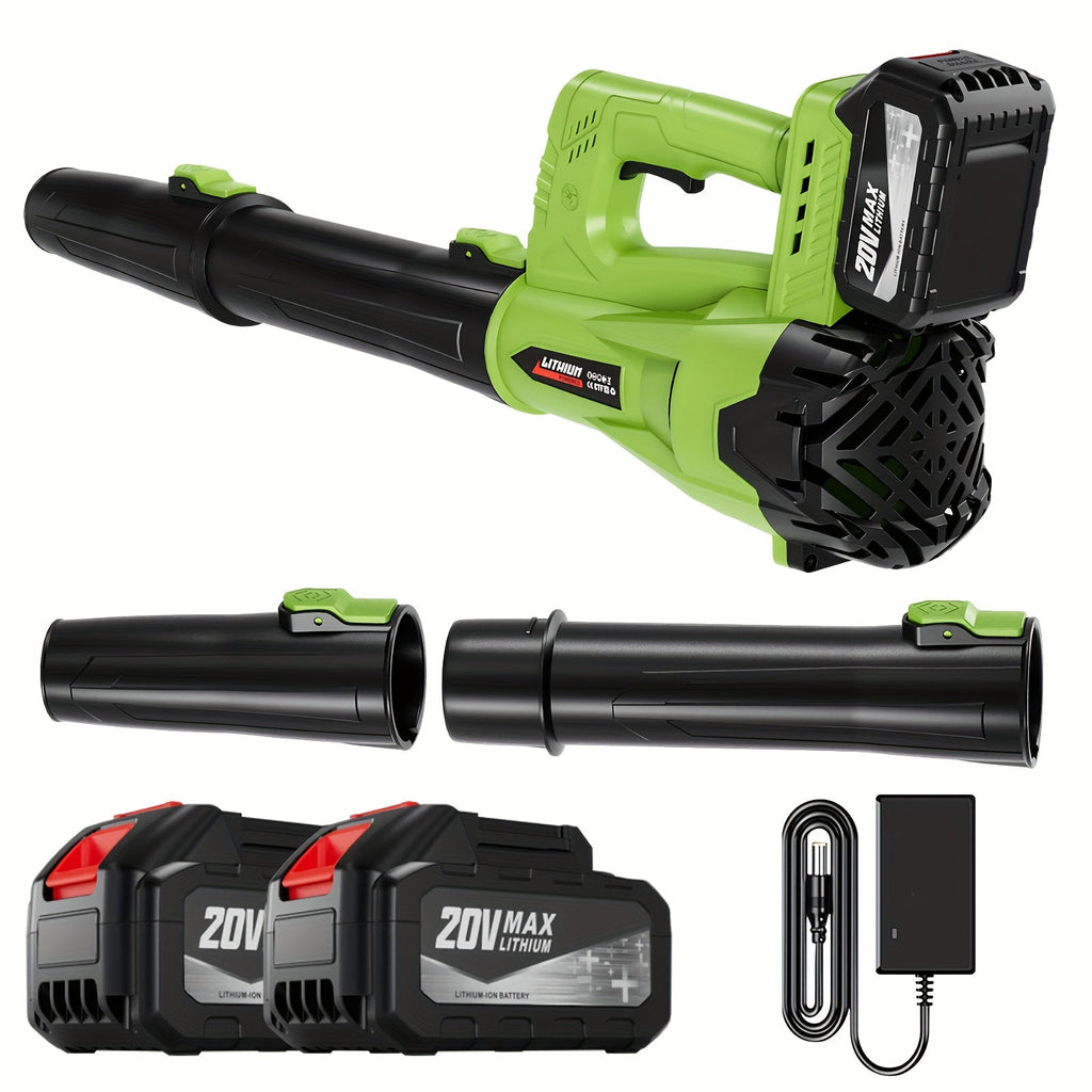 Cordless Leaf Blower, Battery Powered Lawn Yard Snow Pet Hair for Garden, Patio and Yard Use