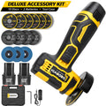 Power Tools DODOWIN 12V Mini Cordless Angle Grinder with 19, 500 and 5, 000 RPM Modes and Battery Options