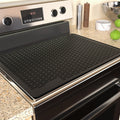 Silicone Stove Top Cover Mat 28"x20" – Heat Resistant Electric Stove Protector for Ceramic Glass Cooktop, Non-Slip Scratch Guard