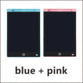 Two-Pack 10-Inch LCD Writing Tablets in Blue and Pink with Matching Styluses and Color-Line Screens