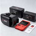 VR Headset & Retro Handheld Game Console Set, Mini 3D HD Virtual Reality Glasses with Portable Game Console