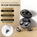 Sleep Bluetooth Earphones Ultra-Thin Design Deep Sleep Mode 18D Bass Microphone Wireless for Home for an Everyday Personal Care Routine
