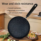 Non-Stick Cookware Set 4pcs Aluminum Frying Pan Kitchen Cooking Set Even Heat Distribution for Home Cooking, Dining and Outdoor Meals