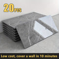 Peel and Stick Marble Wall Tiles – Self-Adhesive Backsplash Panels for Kitchen Bathroom Living Room