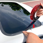 Windshield Seal Strip 3pcs 30ft – Premium Rubber T-Seal Weatherstrip for Car Windshield, Sunroof & Rear Window