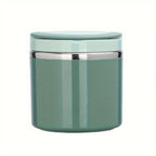 Stainless Steel Lunch Box 630ml Leakproof Stackable Thermal Bento Box with Handle 304 Steel Heat Cold Insulation Container for School Office