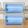 Trash Bag Storage Organizer Dispenser 2-Pack for 13, 30 or 33-Gallon Bags with Lids for Under-Sink Use