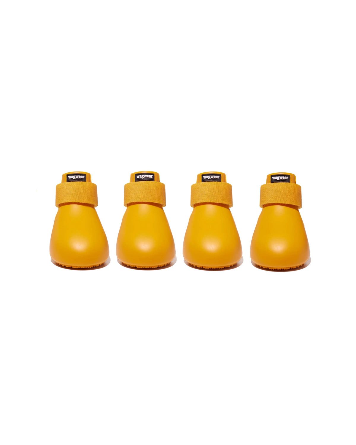 Waterproof Rubber Dog Boots, Yellow / XXXS