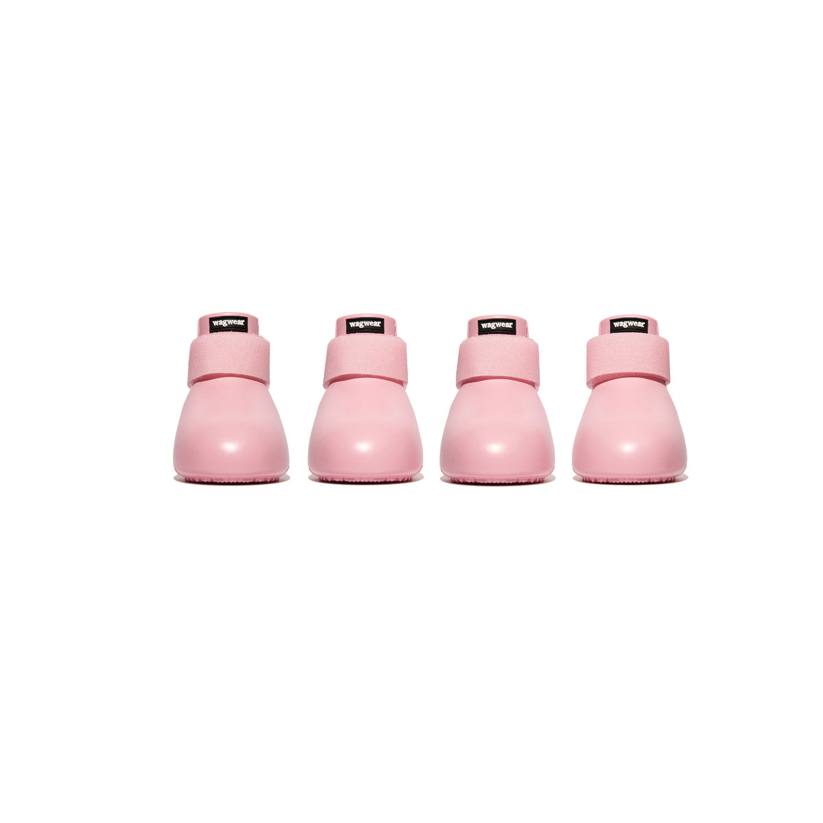 Waterproof Rubber Dog Boots, Pink / XXXS