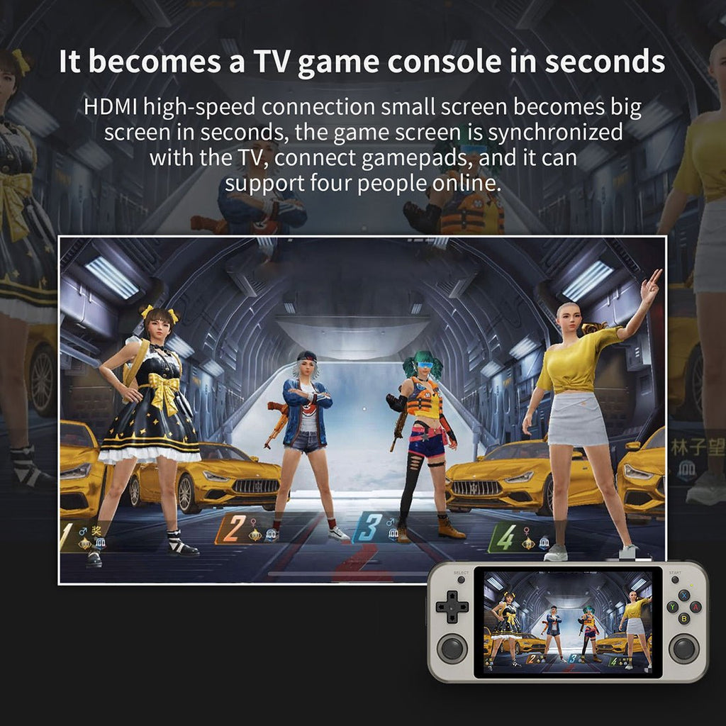 Handheld Game Console Anbernic RG552 with 5.36-inch IPS OCA Full-Lamination, 64GB, 128GB or 256GB Options, 3200mAh Battery, Android 7