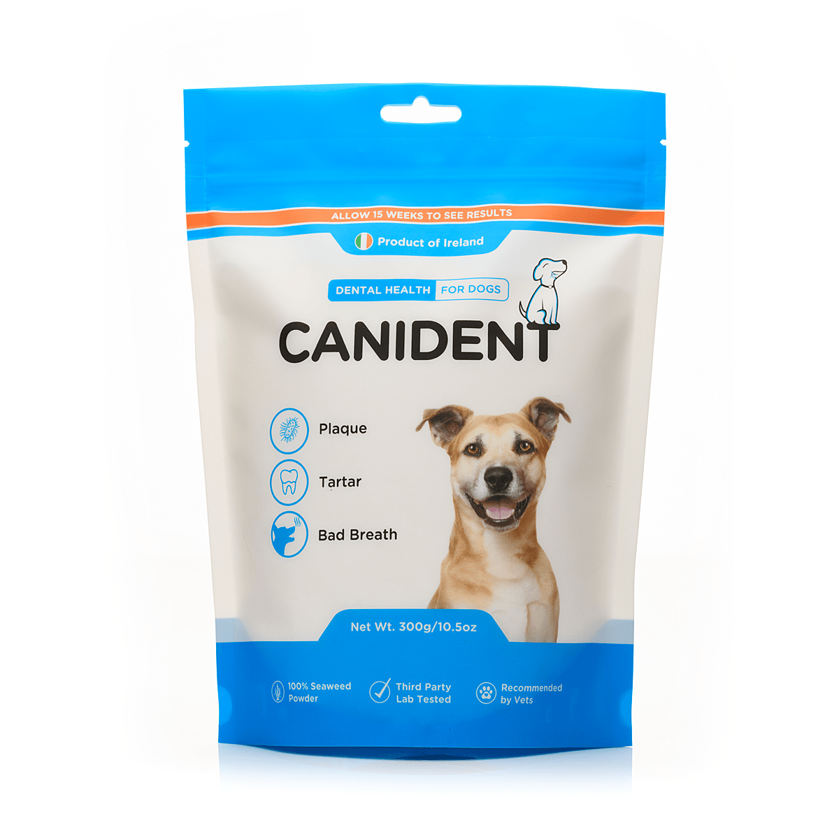 Dog Dental Powder Supplement, 150 Grams / Stand Up Pouch