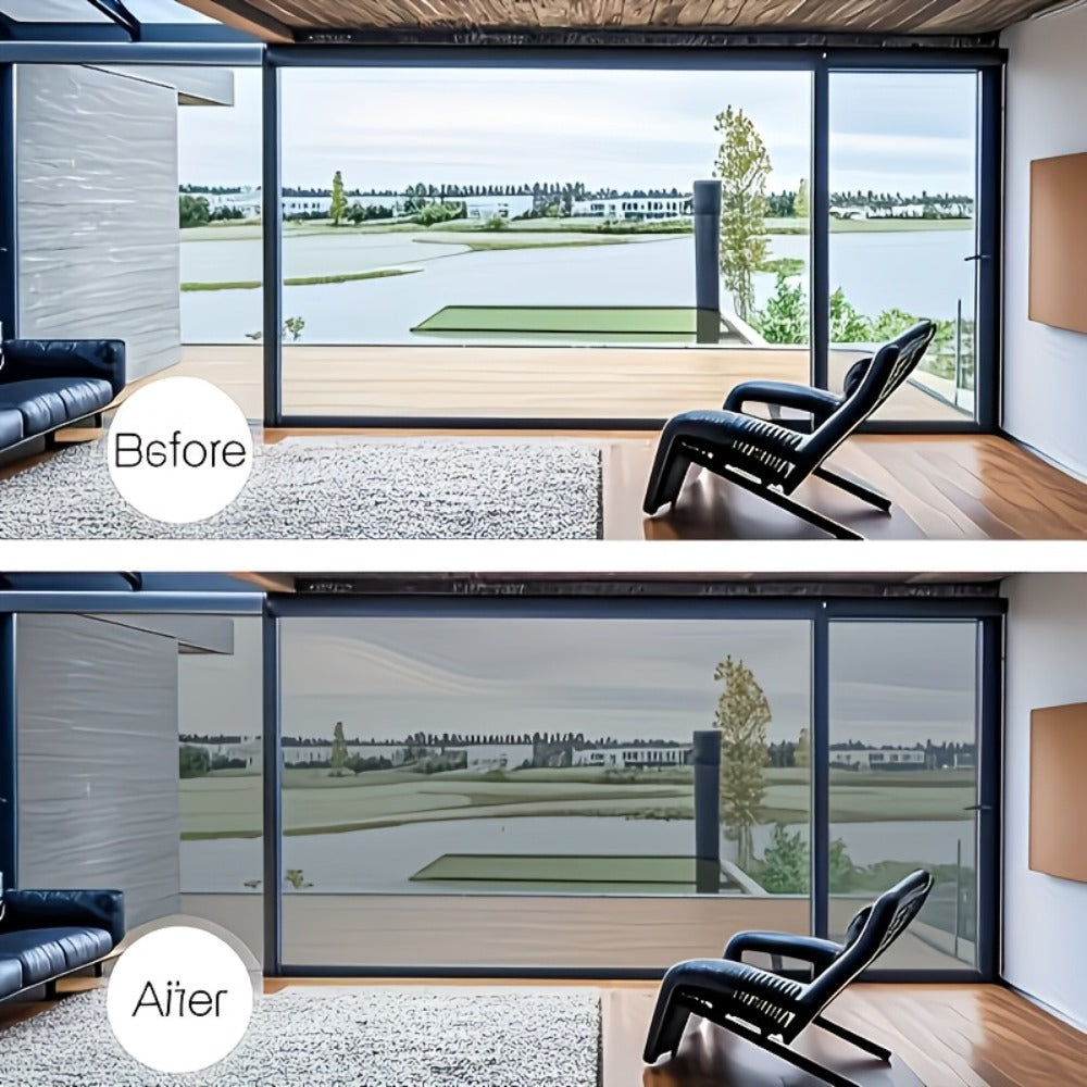 One Way Window Film Static Cling No Glue UV Blocking Heat Control Reflective Mirror Film for Home Office Bathroom