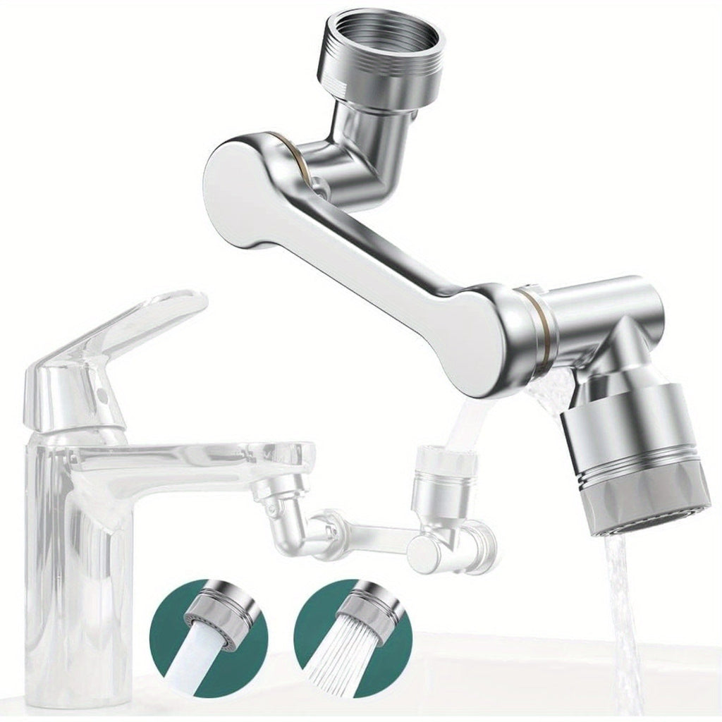 1440° Rotating Faucet Extender Brass Multifunctional 1080° 360° Swivel Robotic Arm Sink for Home Plumbing Maintenance and Repair
