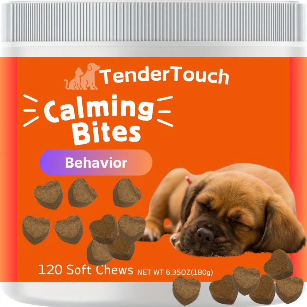 Dog Soft Chew Supplement with Poria Cocos, Codonopsis and Anemarrhenae, 120 Count in a 200 g Jar