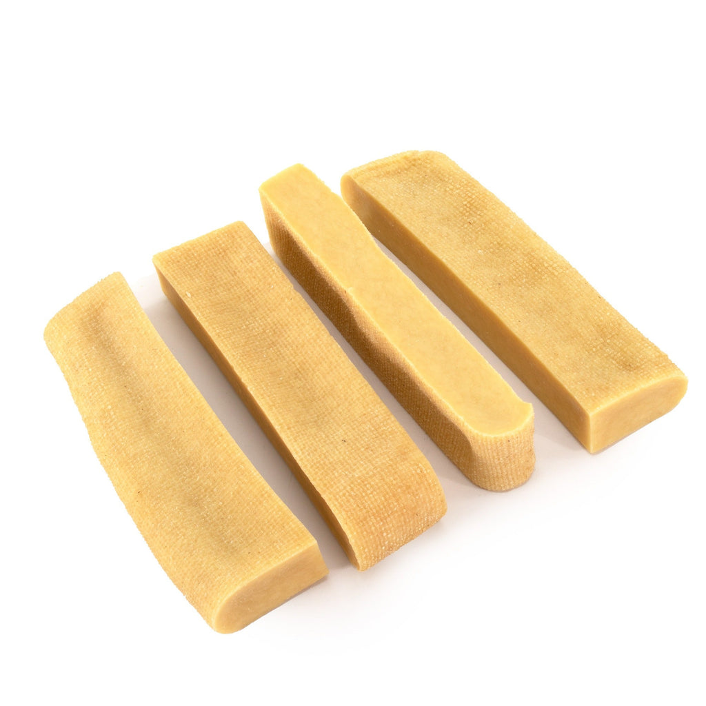Himalayan-Style Hard Cheese Dog Chews in Small, Medium or Extra Large, Single or Four-Piece Packs