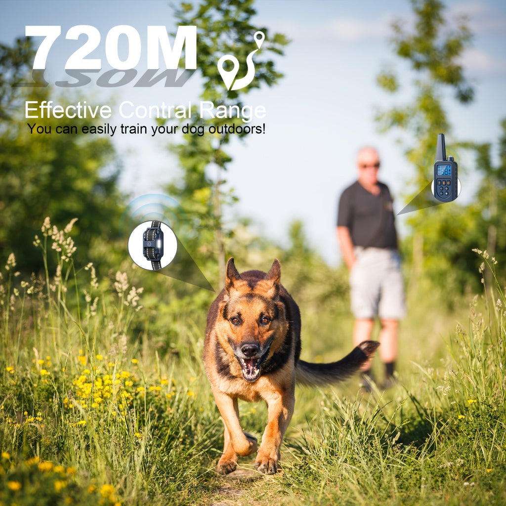 Dog Training Collar Remote Set with LED, Beep, Vibration and Static Modes for One, Two or Three Receivers