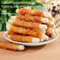 Calcium Stick Dog Treats – Chicken Wrapped Milk Calcium Sticks, High Protein Easily Digestible Training Rewards for Small Medium Large Dogs