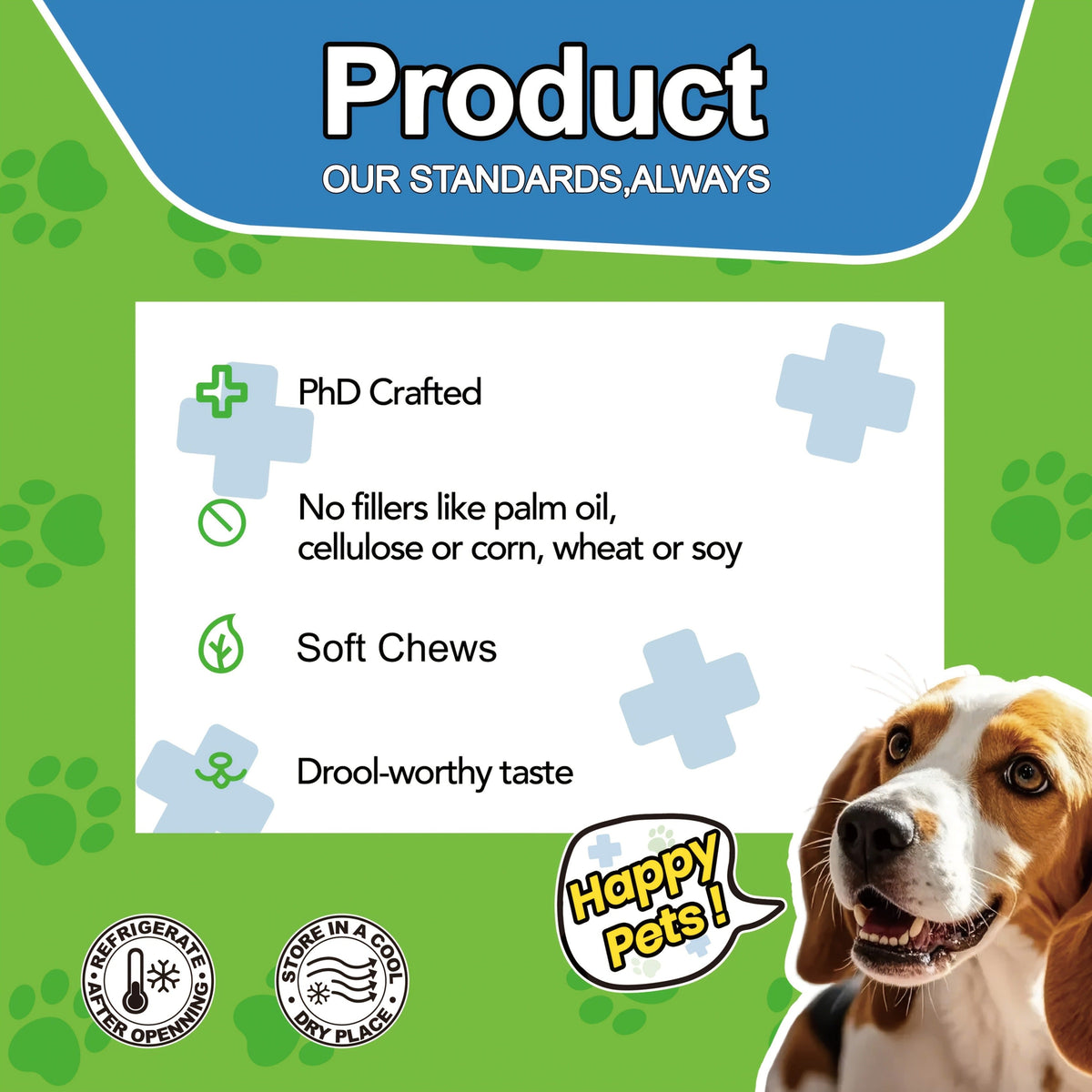 Dog Skin and Digestion Soft Chews with Colostrum, Fermentate and Astragalus, 90-Count Bottle