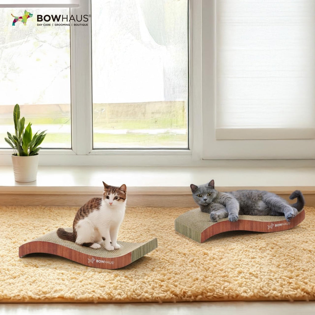 Cat Scratcher Lounger Reversible – Large Cardboard Cat Scratching Pad & Board for Indoor Cats, 5-Layer Durable Construction