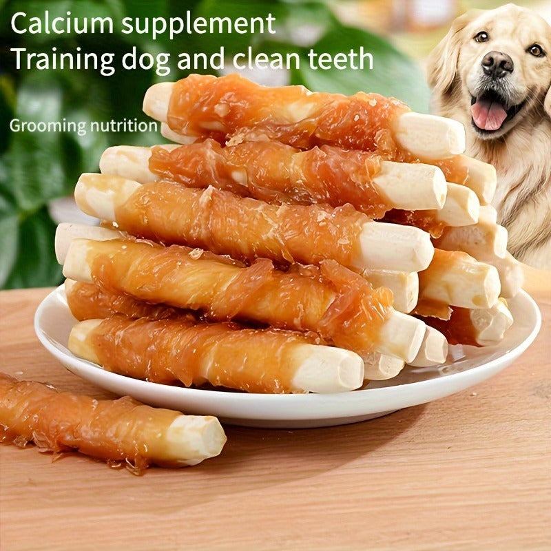 Dog Treats BLACK DUCK Chicken-Wrapped Milk Sticks in 200g and 400g Package Options for Reward Use