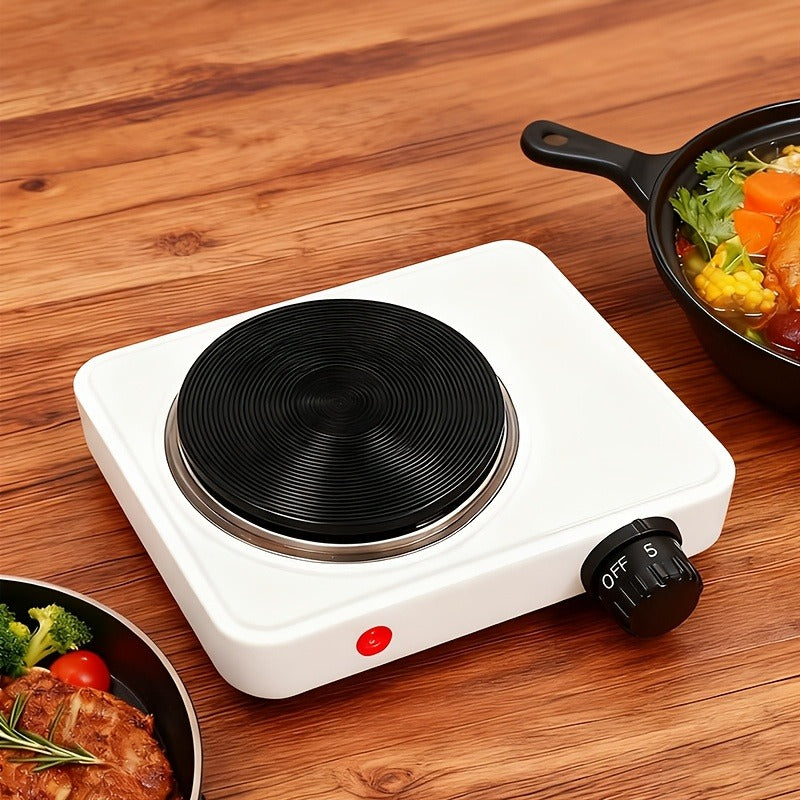 Electric Stove Desktop 5-Speed Temperature Control, Portable Electric Burner for Home & Camping, Compact Quick-Heating Countertop Stove