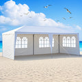 Party Tent White Waterproof 4 Sidewalls | Wedding Backyard Event Patio