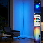 RGB Floor Lamp with Remote Control USB Powered, Color Changing LED Corner Lamp with Adjustable Brightness