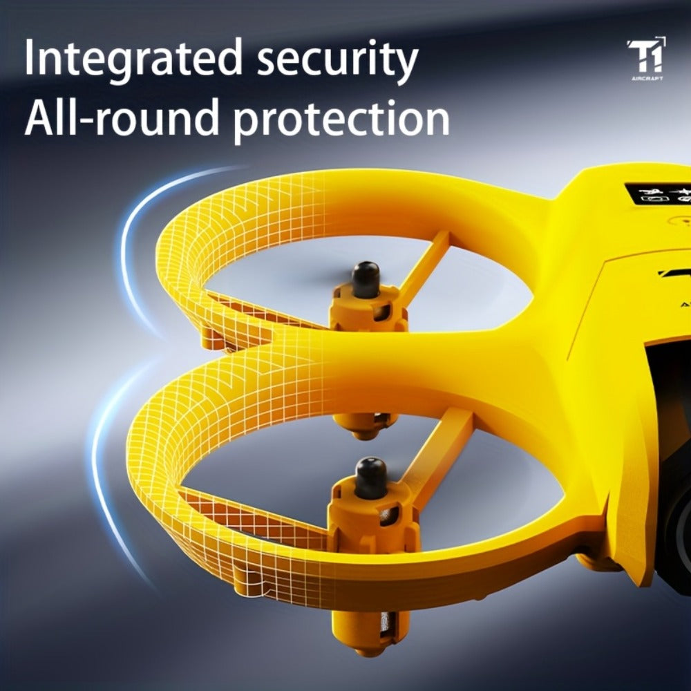 180° Rotating Dual Camera Drone Optical Flow Positioning Gyroscope Stabilization 360° Roll One-Button Takeoff Landing Calibration