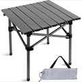 Lightweight Collapsible Camping Table with Carry Bag – Portable Folding Outdoor Table, Sturdy Aluminum Legs & Large Flat Surface for Picnic