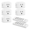 Wireless Remote Control Outlet Switch 100ft RF Range Programmable Expandable Plug-in Remote for Entryways, Bedrooms and Living Spaces