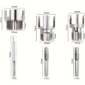 Pipe Threading Tool Set 3 Piece Alloy 1/2 3/4 1 Inch Internal External Thread Tap Drill Compatible for PVC PPR MPP Pipe Installation