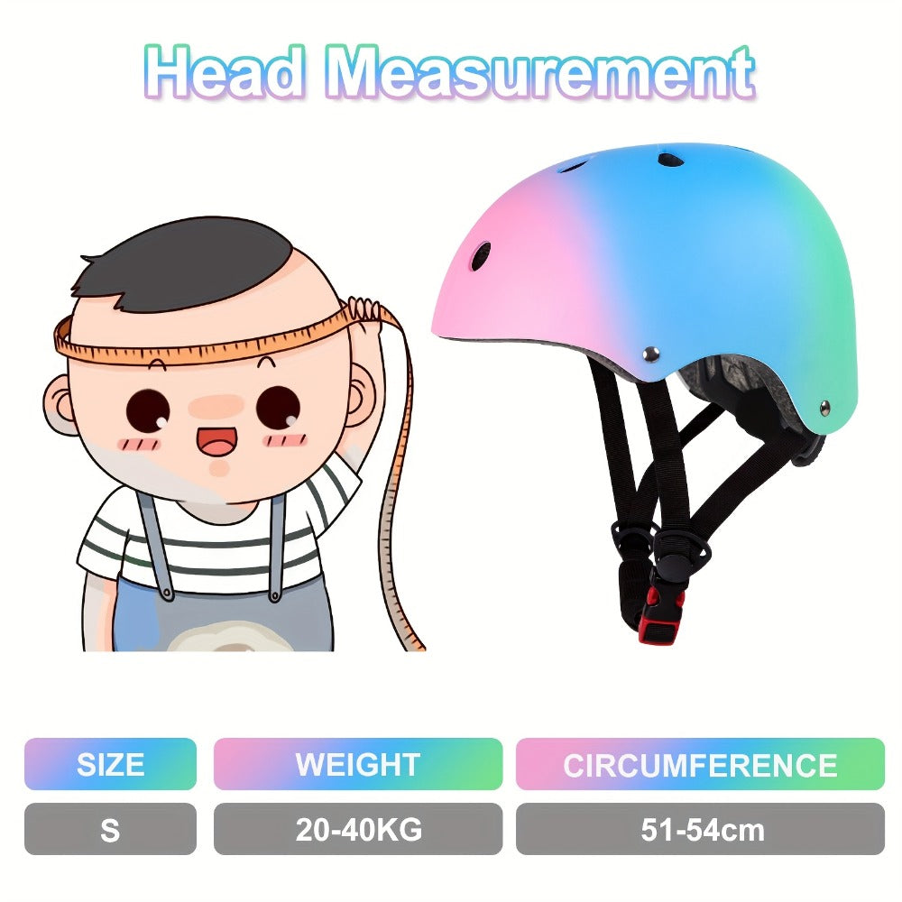 3D Shark Kids Bike Helmet with Knee and Elbow Pads Set, Ultra-Light 230g Adjustable Safety Helmet Ages 5+