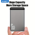 500GB Portable External Hard Drive EAGET G55 for an Everyday Personal Care Routine, with the Listed Configuration