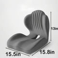 Hip & Lumbar Support Seat Cushion Ergonomic Memory Foam – Breathable High-Density Back Support Pillow for Office Chair