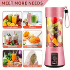 Portable Blender Rechargeable, Mini Personal Juicer for Smoothies, Milkshakes & Juice, USB Charging