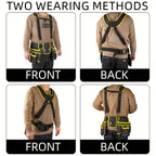 Tool Belt Multi-Pocket Tool Pouch Bag Adjustable Waist Tool Organizer for Electricians for Entryways, Bedrooms and Living Spaces