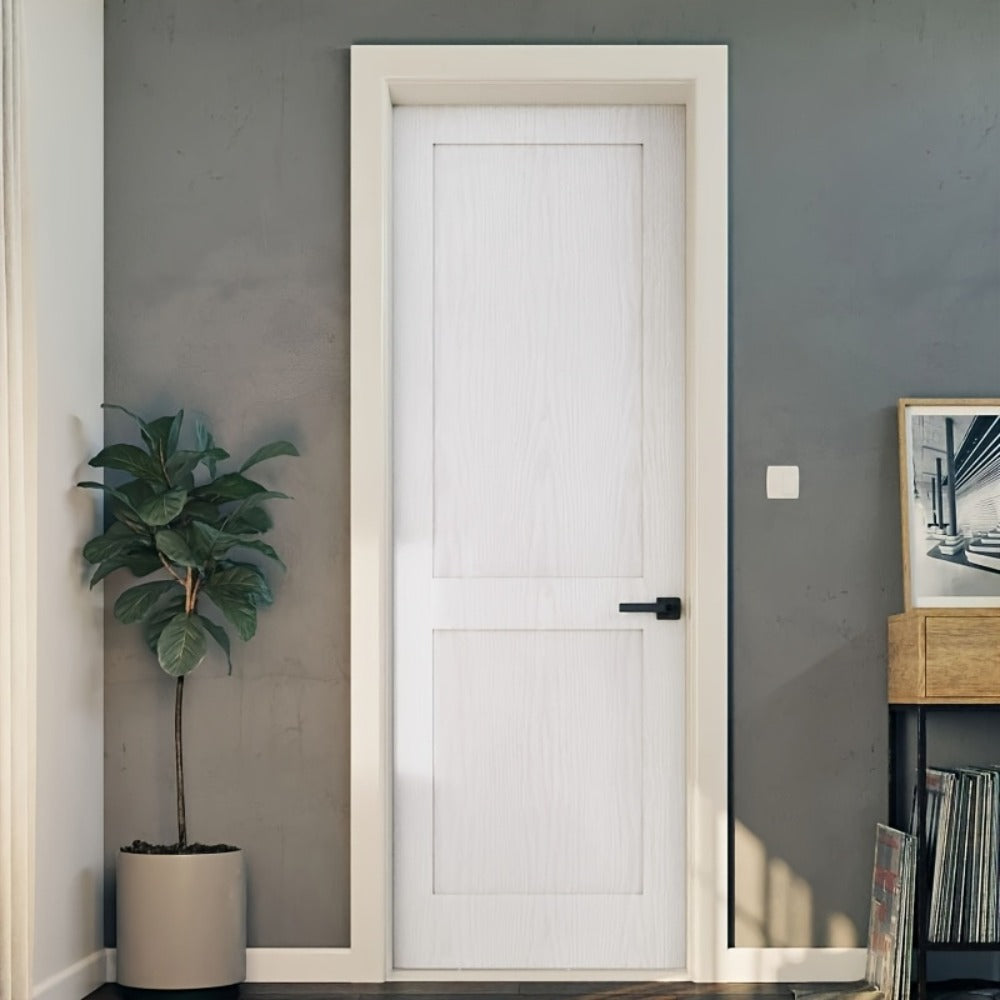 Wood Grain Door Sticker Self-Adhesive Removable Peel & Stick Door Wrap Film Vinyl Decal, for Entryways, Bedrooms and Living Spaces