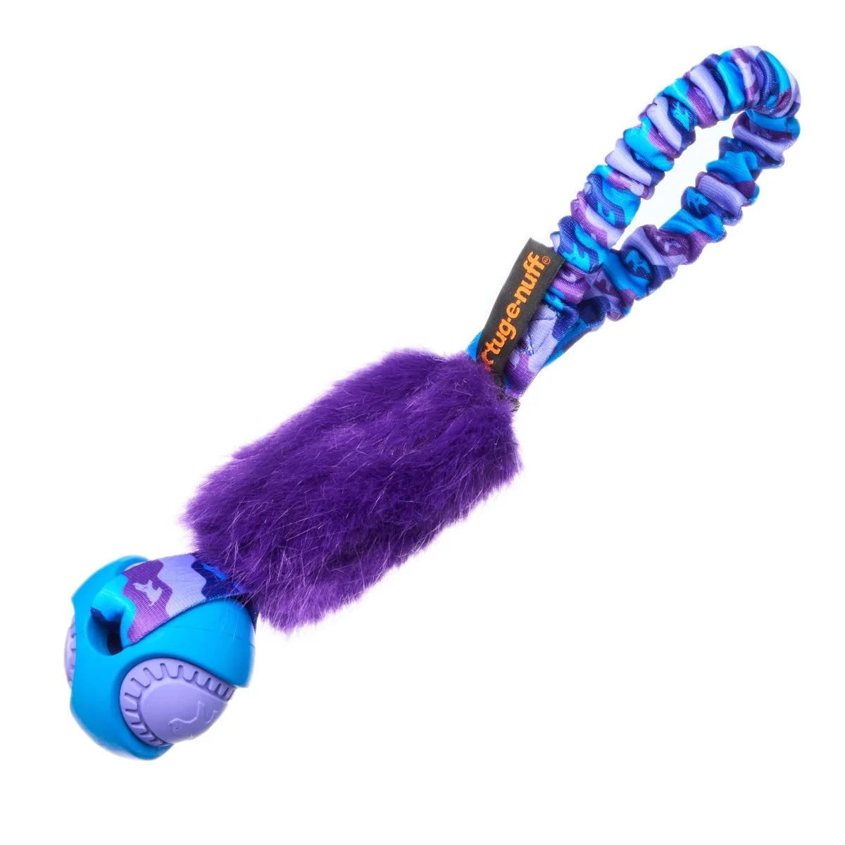 Pocket Tug and Fetch Dog Toy Purple Pattern