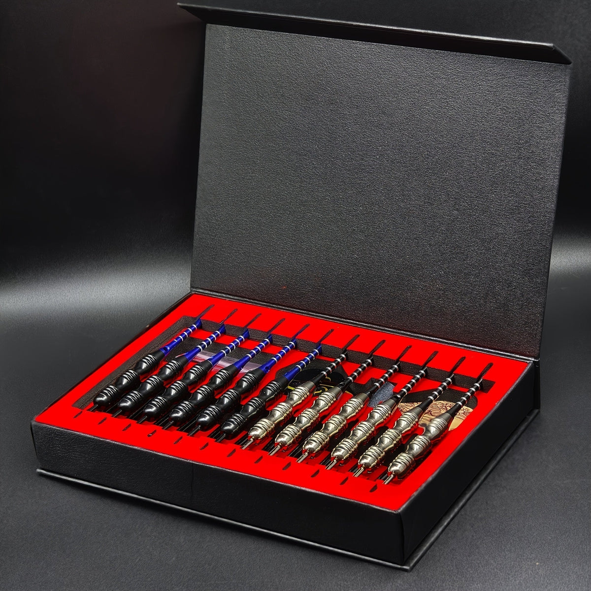 Professional Darts Set with Iron Tips, PET Shafts & Gift Box – Complete Dart Set for Training & Competition