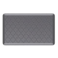 Cushioned Kitchen Standing Mat in Gray or Black with 17.3 x 29.5 and 17.3 x 47-Inch Size Options