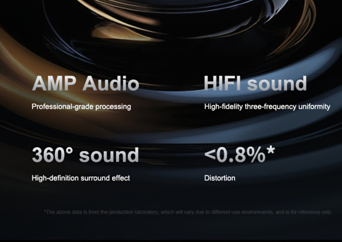 Heart-Shaped Bluetooth 5.4 Sleep Earbuds with Digital Charging Case in Black, White or Khaki